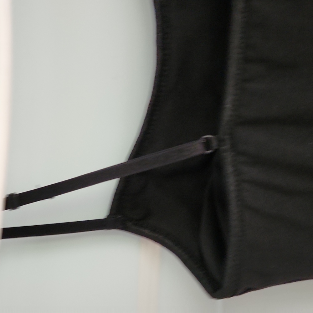 Poof, Sz Sm, Black w 2" of Silver Sequins, Straps Stretch & Adjust - Picture 4 of 7